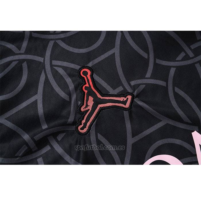 Chandal del Paris Saint-Germain Jordan Manga Corta 2024-2025 Negro - Pantalon Corto